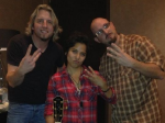 Vicci Martinez with her Band Mates