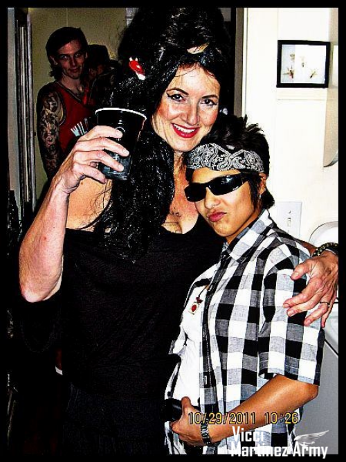 Vicci Martinez Halloween Party Looking Ghetto