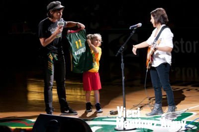 Vicci Martinez Storm Game Getting a Jersey