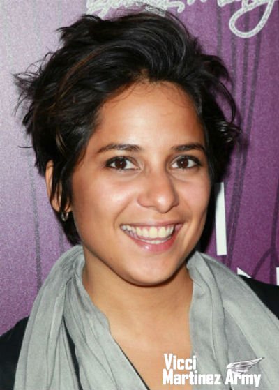 Vicci Martinez at Lil Wayne Release Smiling for Cameras