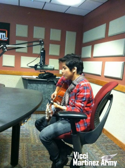 Vicci Martinez Radio Playing Guitar