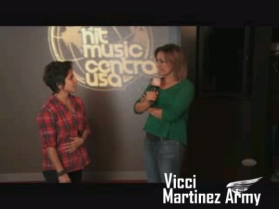 Vicci Martinez at Music Central USA Chatting