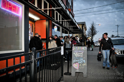 Outside of Jazzbones before the Vicci Martinez Benefit