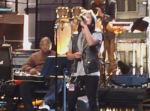 Vicci Martinez Rehearsing her song for Jay Leno