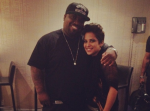 Vicci Martinez and Cee Lo Green after the Jay Leno Show