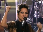 Vicci Martinez getting into her song