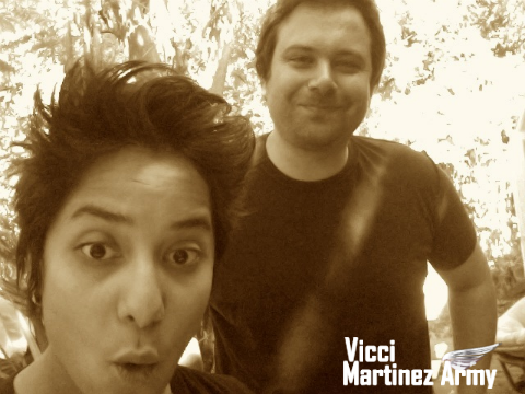 Vicci Martinez with Tim Pagnotta